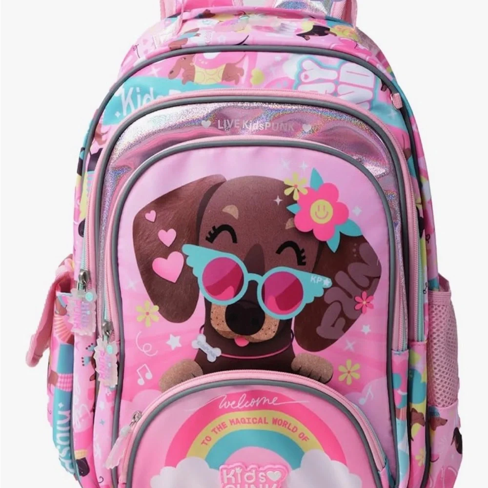 Pink Dog Design Backpack - Picture 1 of 3